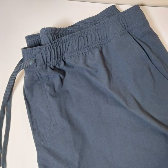 LL BEAN SIZE XXL 30" MULTISPORT NAVY BLUE ELASTIC WAIST PULL ON PANTS - Picture 5 of 16